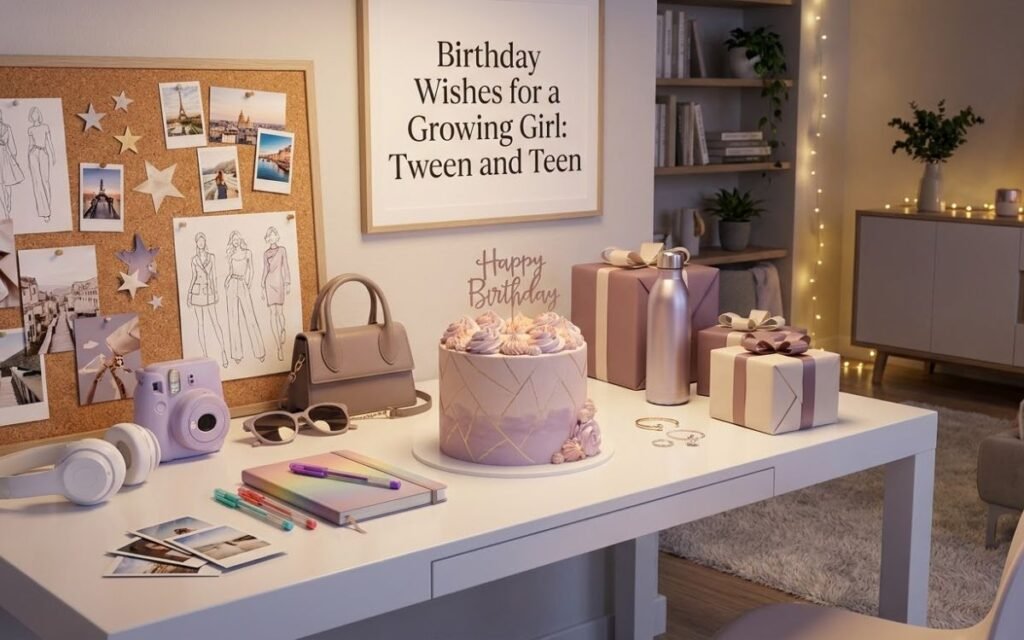 Birthday Wishes for a Growing Girl: Tween and Teen
