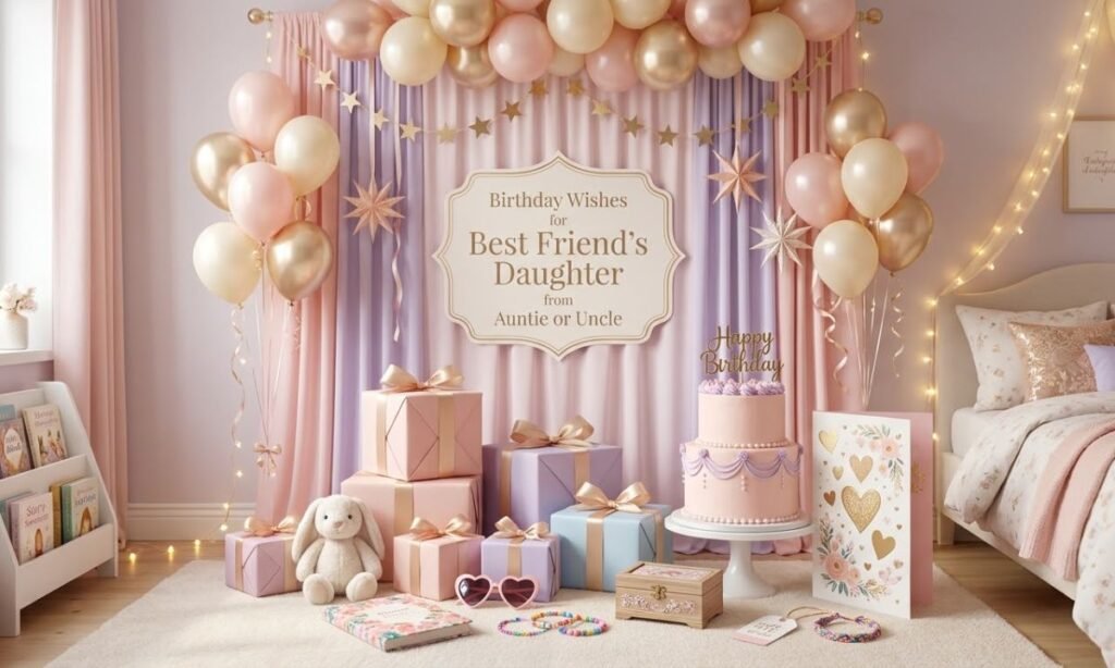 Birthday Wishes for Best Friend's Daughter from Auntie or Uncle

