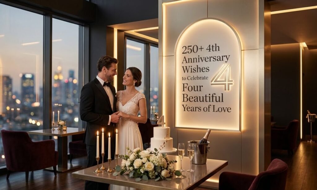 250+ 4th Anniversary Wishes