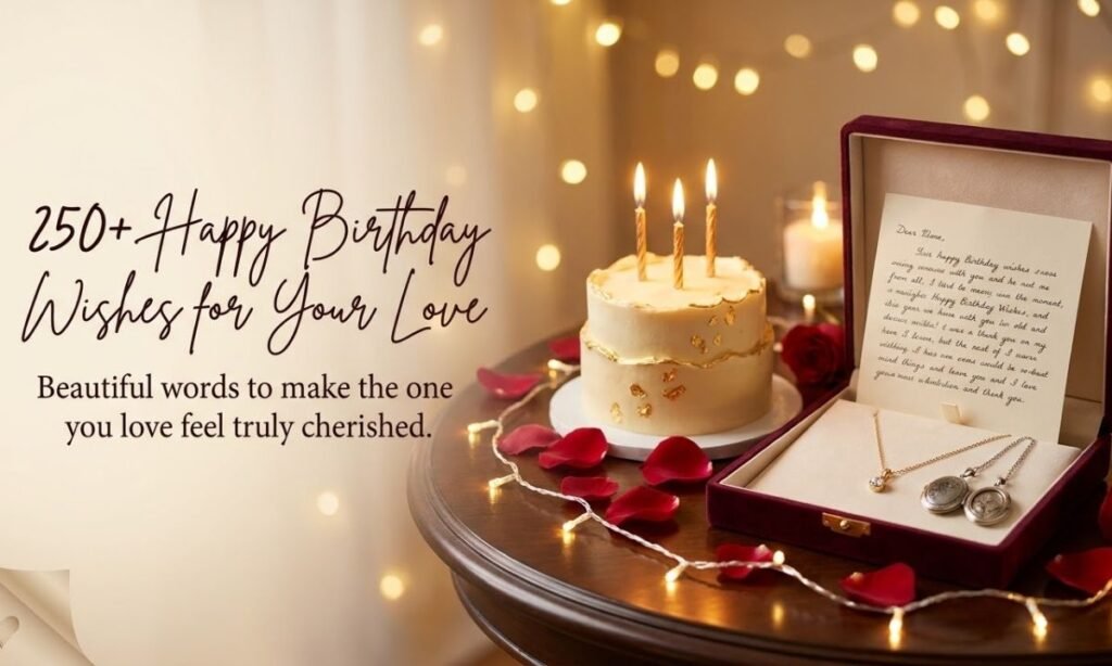 250+ Happy Birthday Wishes for Your Love