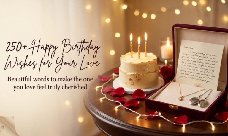 250+ Happy Birthday Wishes for Your Love