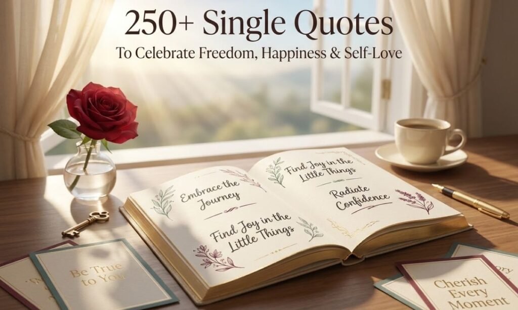 250+ Single Quotes to Celebrate Freedom, Happiness & Self-Love