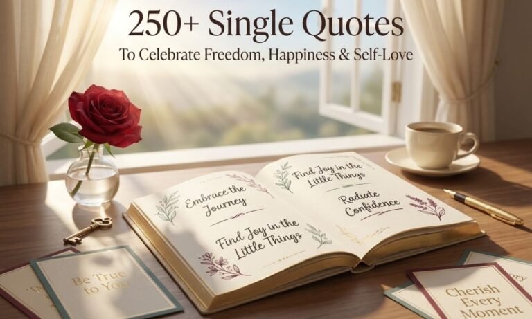 250+ Single Quotes to Celebrate Freedom, Happiness & Self-Love