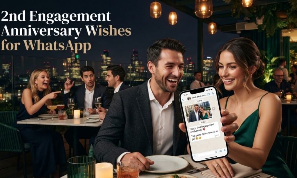 2nd Engagement Anniversary Wishes for WhatsApp