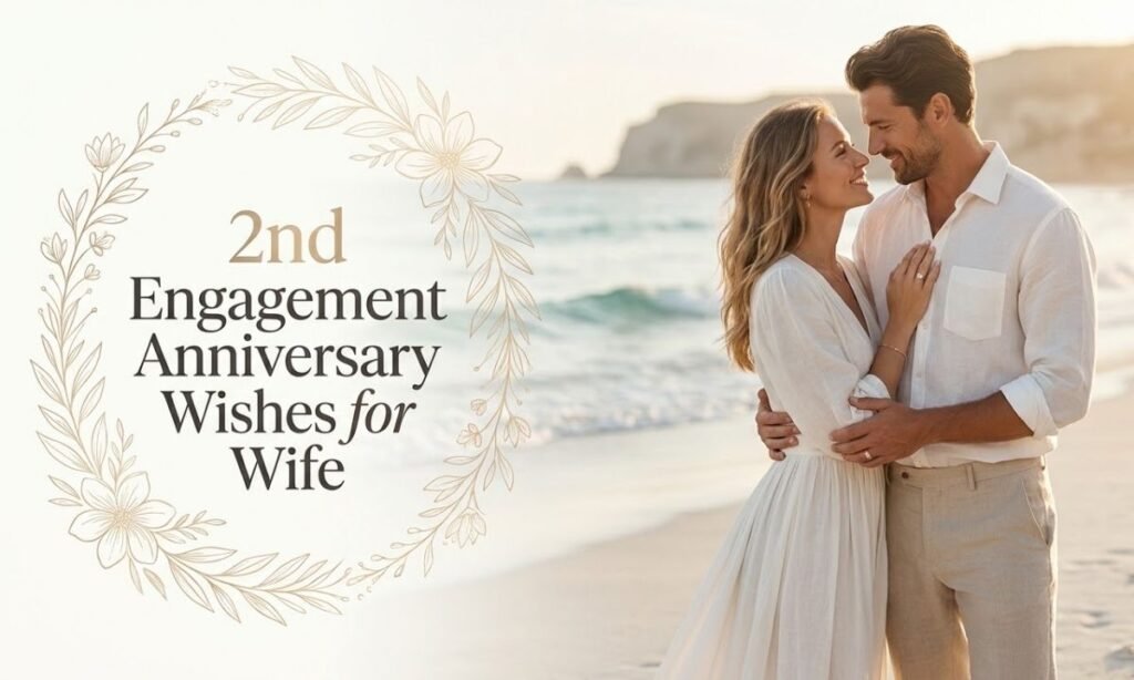 2nd Engagement Anniversary Wishes for Wife