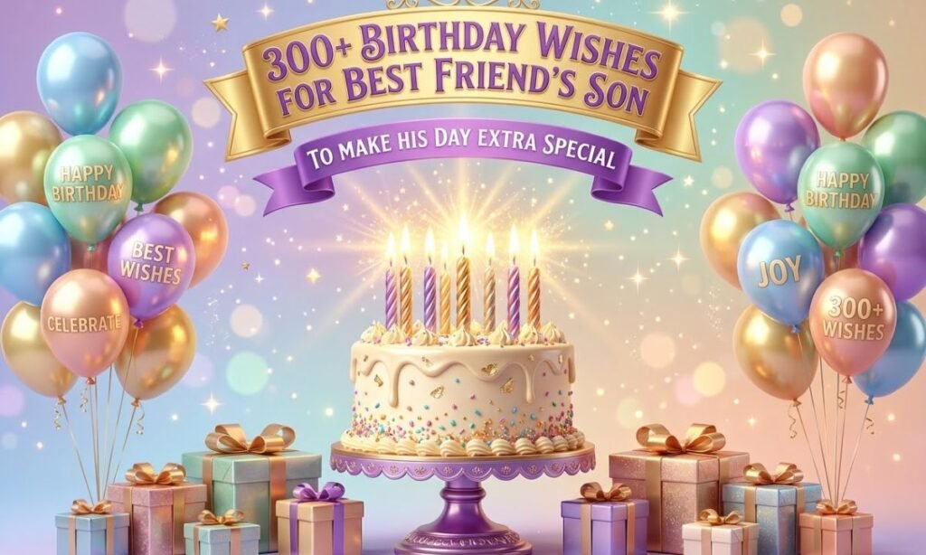 Birthday Wishes for Best Friend's Son