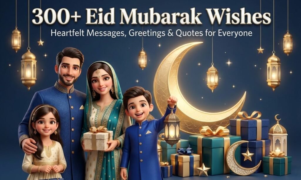 300+ Eid Mubarak Wishes Heartfelt Messages, Greetings & Quotes for Everyone