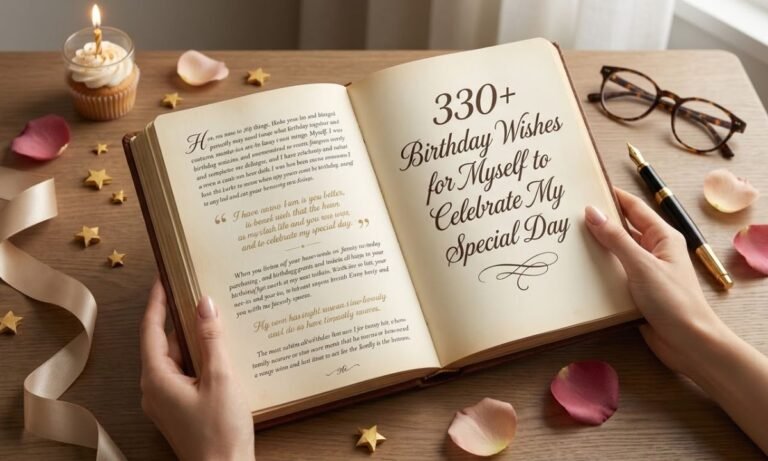 _330+ Birthday Wishes for Myself to Celebrate My Special Day