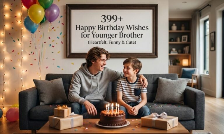 399+ Happy Birthday Wishes for Younger Brother