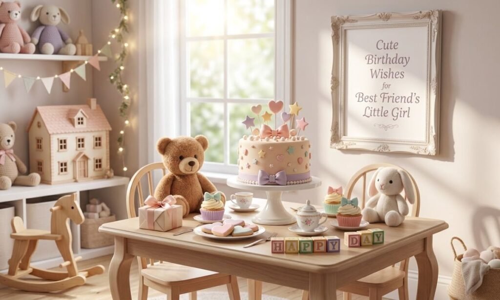 Cute Birthday Wishes for Best Friend's Little Girl