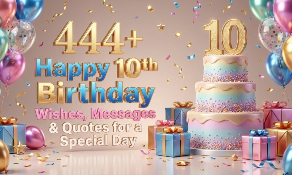 444+ Happy 10th Birthday