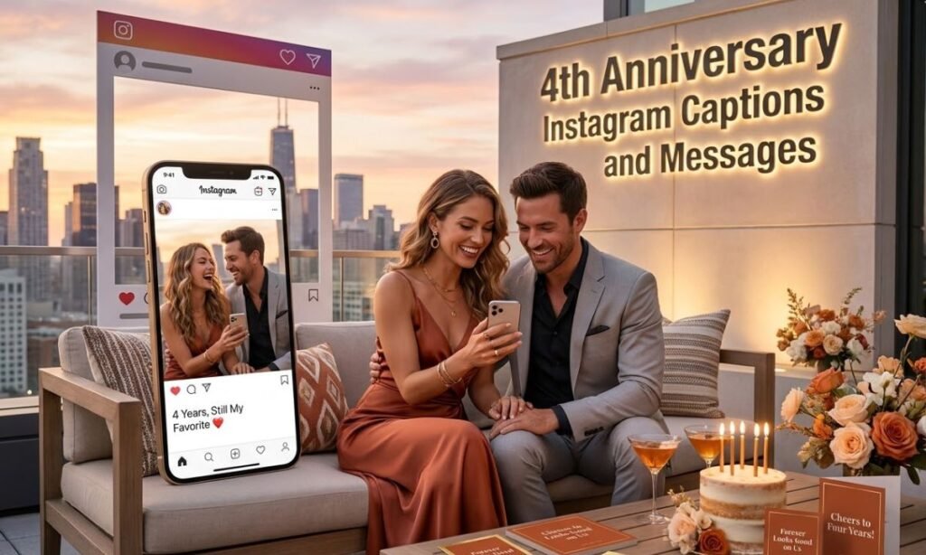 4th Anniversary Instagram Captions