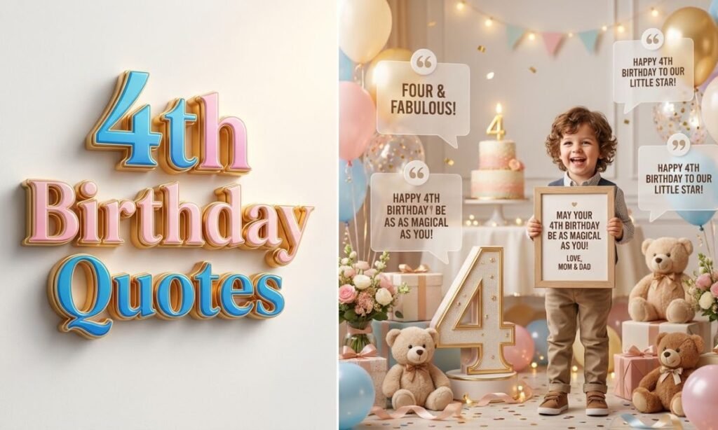 4th Birthday Quotes