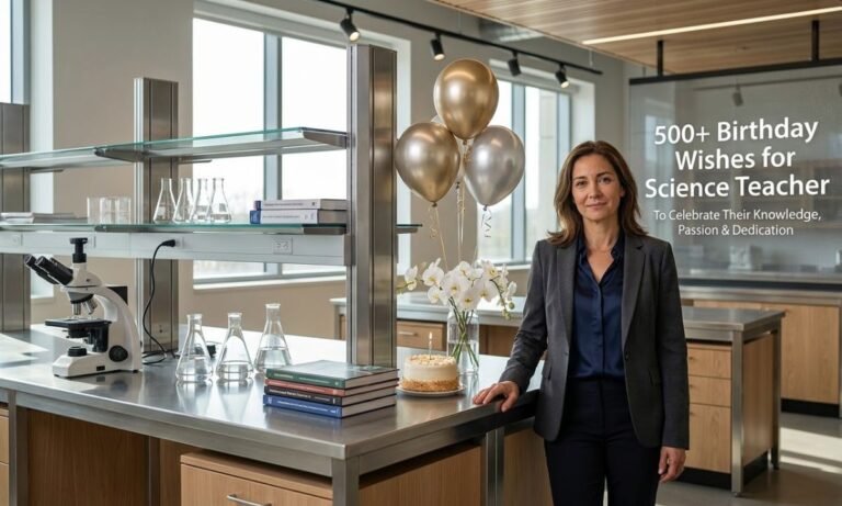 500+ Birthday Wishes for Science Teacher to Celebrate Their Knowledge, Passion & Dedication