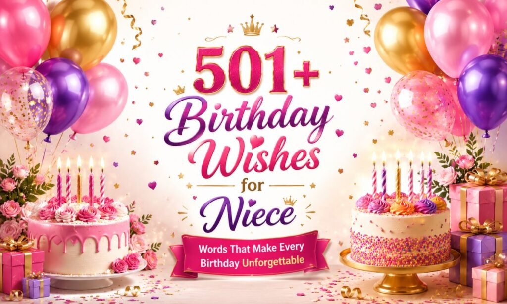 501+ Birthday Wishes for Niece    