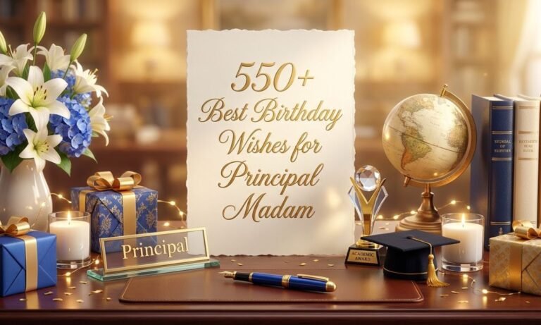 550+ Best Birthday Wishes for Principal Madam 2