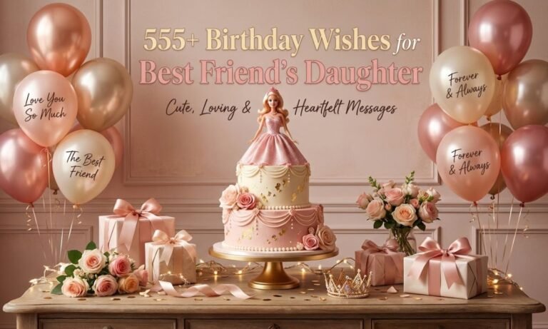 555+ Birthday Wishes for Best Friend’s Daughter – Cute, Loving & Heartfelt Messages