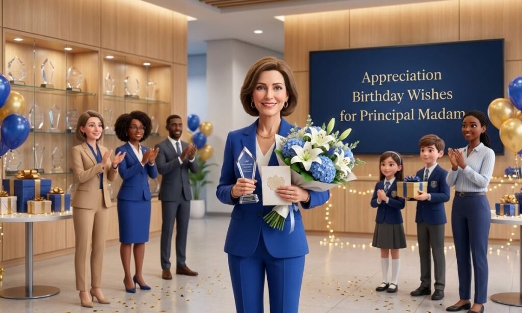Appreciation Birthday Wishes for Principal Madam