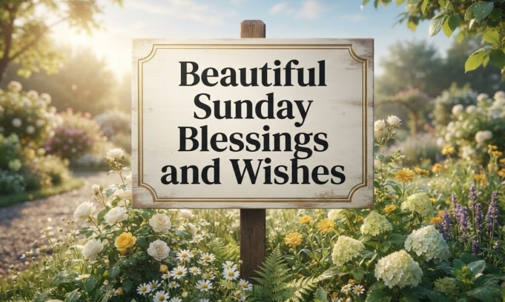 Beautiful Sunday Blessings and Wishes