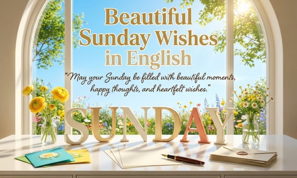 Beautiful Sunday Wishes in English