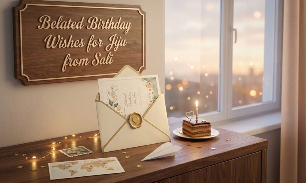 Belated Birthday Wishes for Jiju from Sali