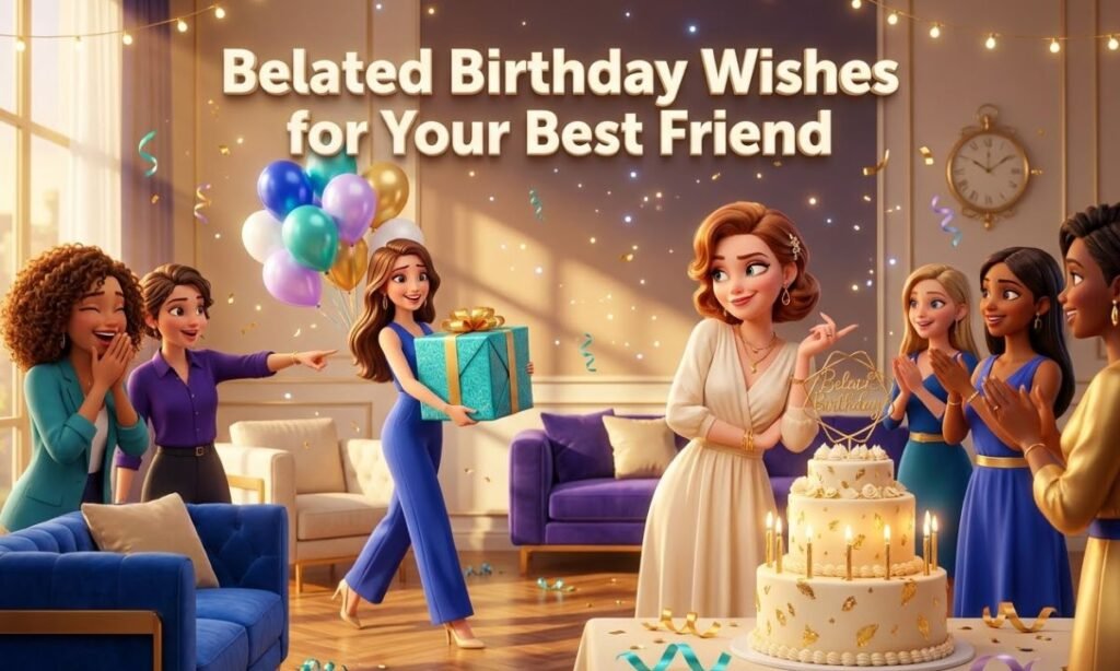 Belated Birthday Wishes for Your Best Friend