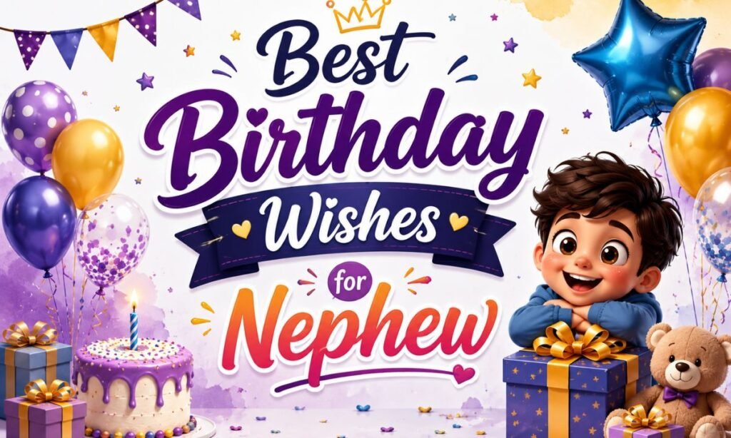 Heartfelt Birthday Wishes for Nephew 