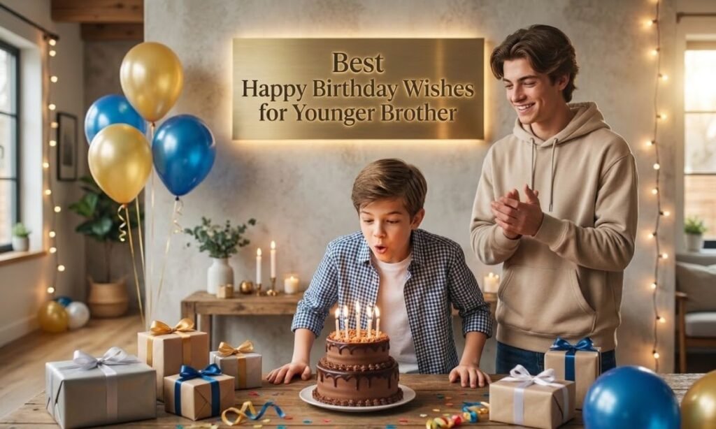 Best Happy Birthday Wishes for Younger Brother