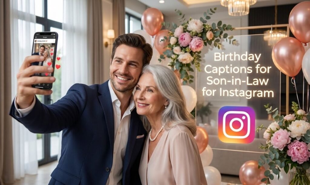 Birthday Captions for Son-in-Law for Instagram