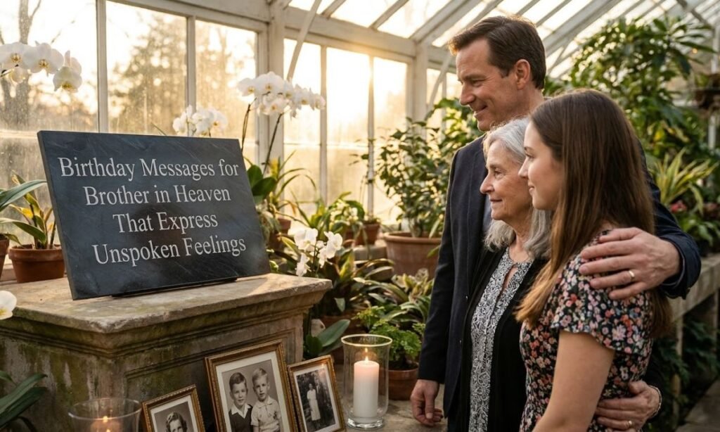 Birthday Messages for Brother in Heaven That Express Unspoken Feelings