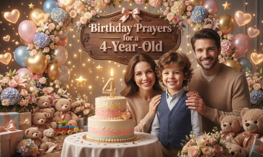 Birthday Prayers for a 4-Year-Old