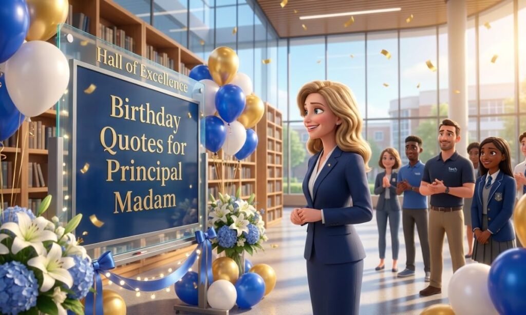 Birthday Quotes for Principal Madam