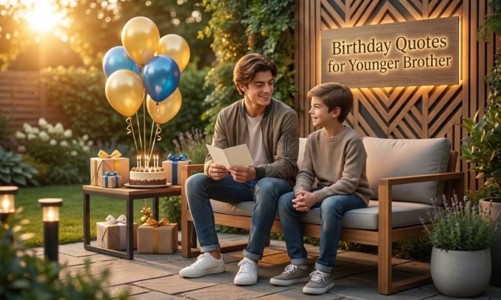 Birthday Quotes for Younger Brother