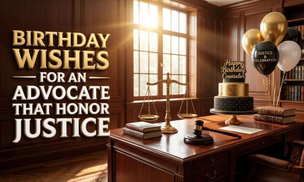 _Birthday Wishes for Advocate That Honor Justice