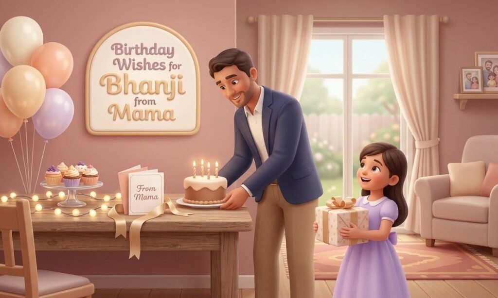 Birthday Wishes for Bhanji from Mama