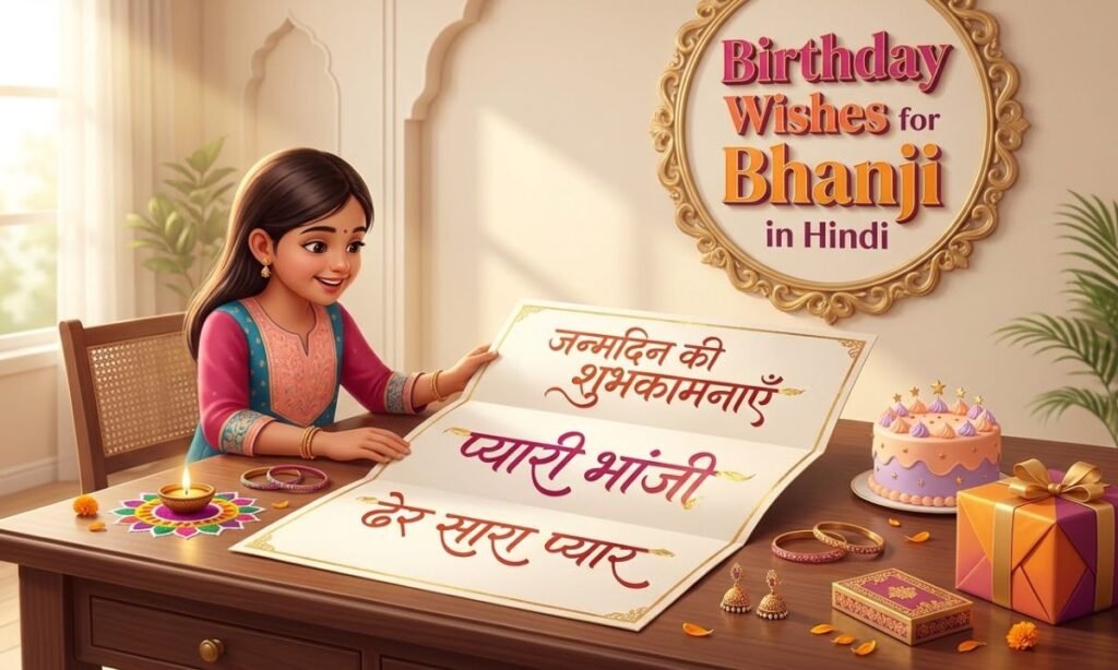 Birthday Wishes for Bhanji in Hindi
