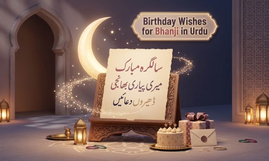 Birthday Wishes for Bhanji in Urdu