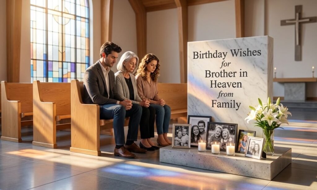Birthday Wishes for Brother in Heaven from Family