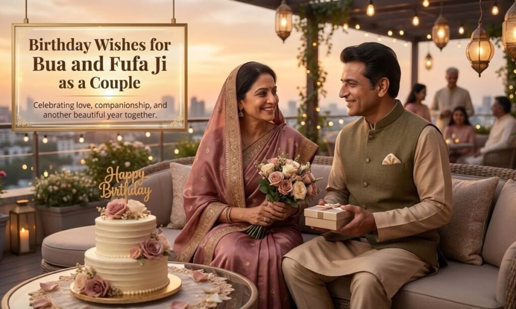 Birthday Wishes for Bua and Fufa Ji as a Couple
