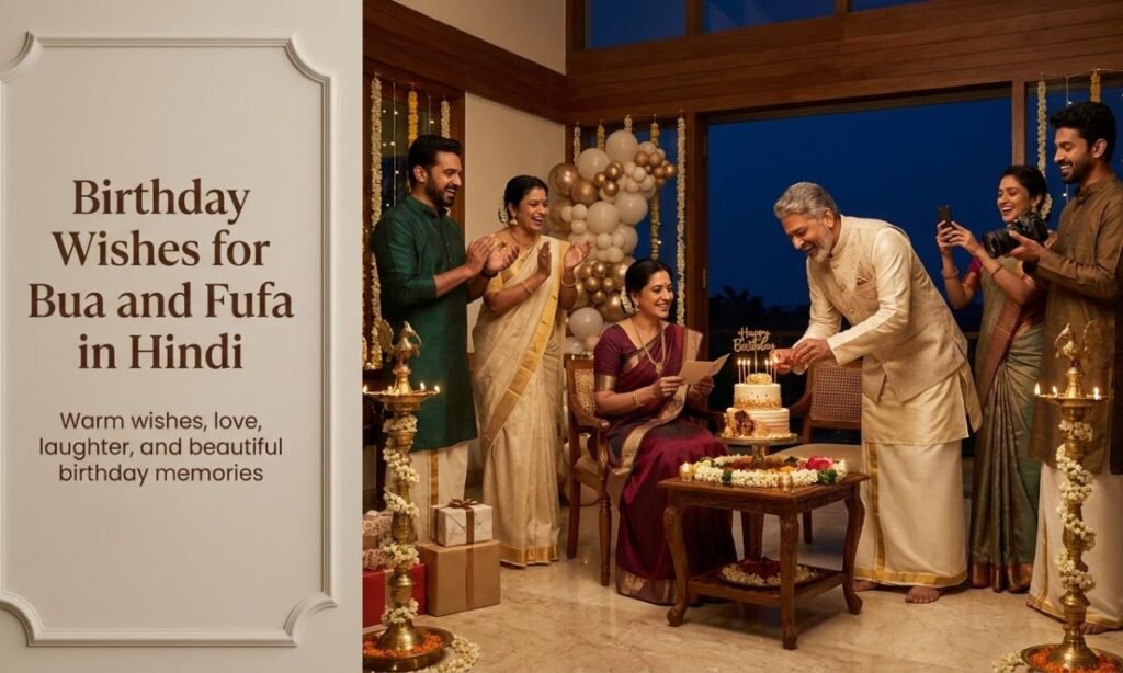 Birthday Wishes for Bua and Fufa Ji in hindi