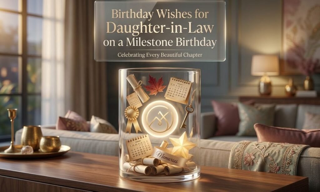 Birthday Wishes for Daughter-in-Law on a Milestone Birthday