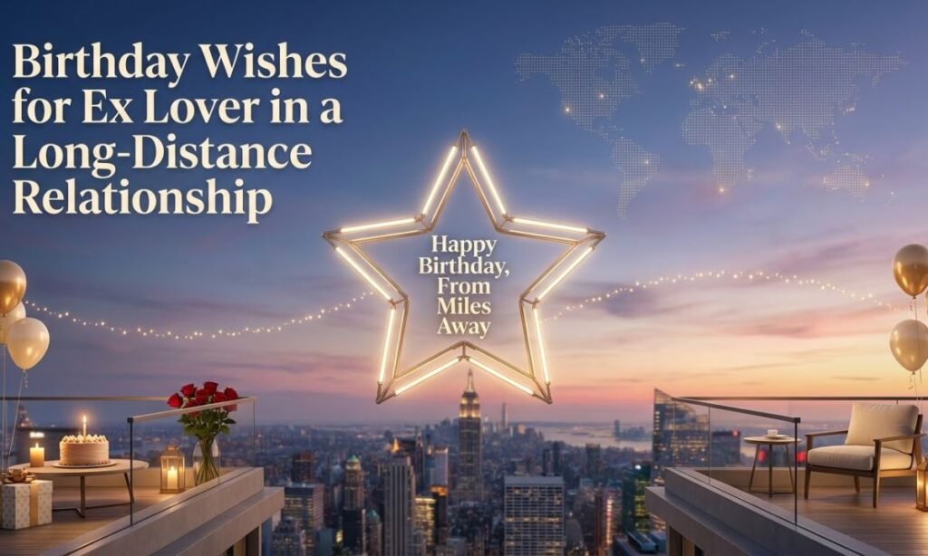 Birthday Wishes for Ex Lover in a Long-Distance Relationship