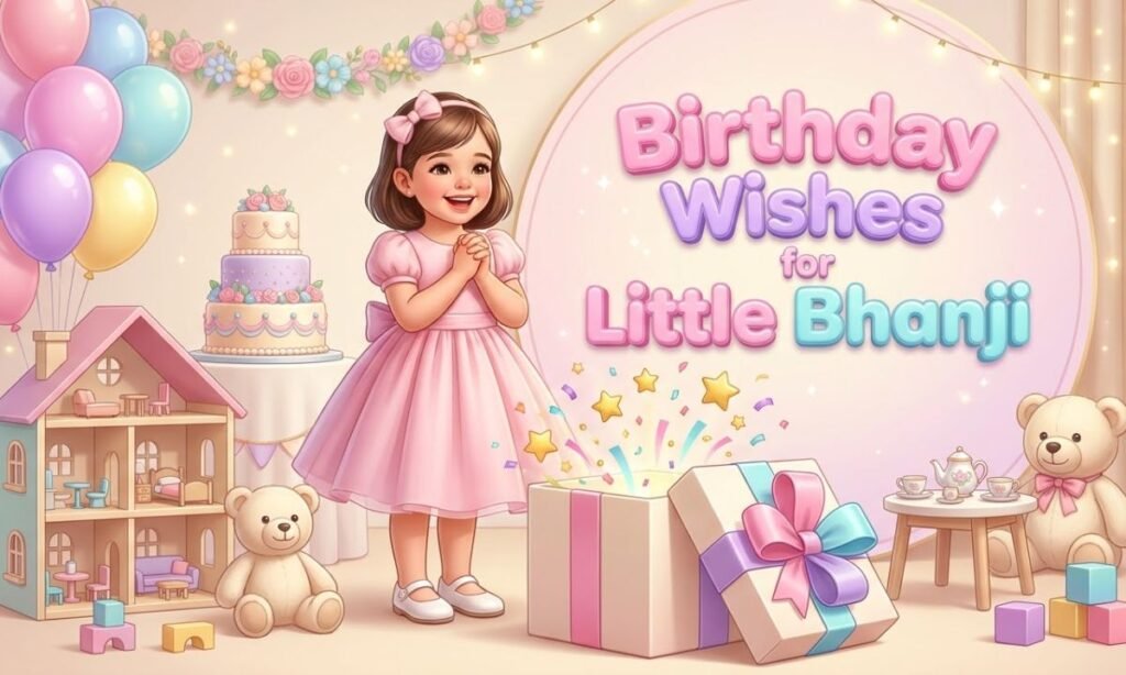 Birthday Wishes for Little Bhanji