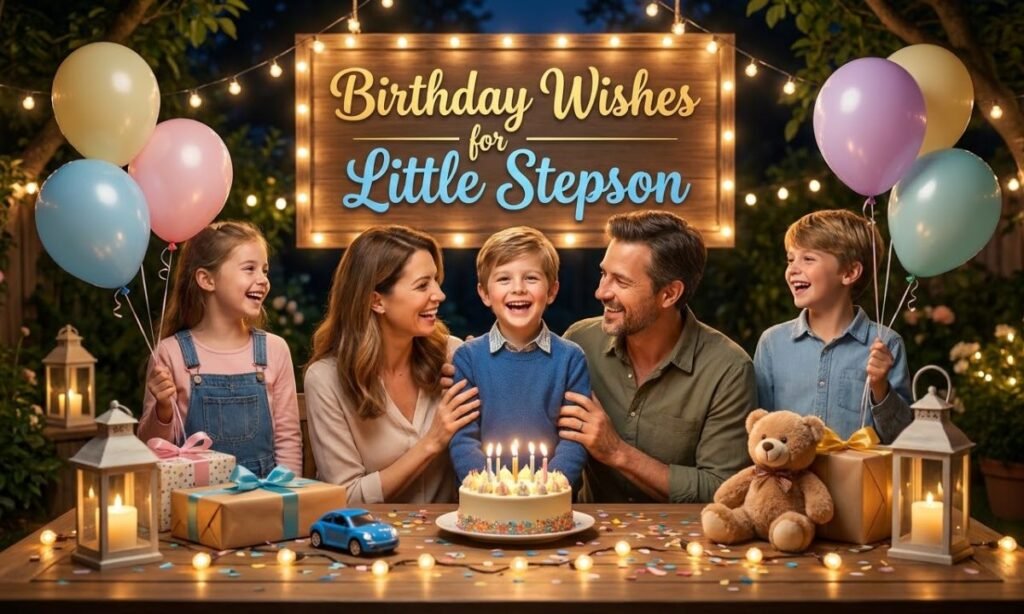 Birthday Wishes for Little Stepson