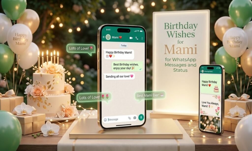 Birthday Wishes for Mami for WhatsApp Messages and Status