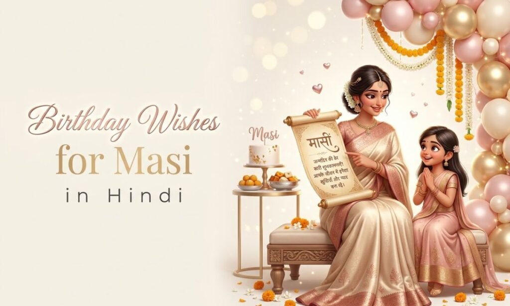 Birthday Wishes for Masi in Hindi