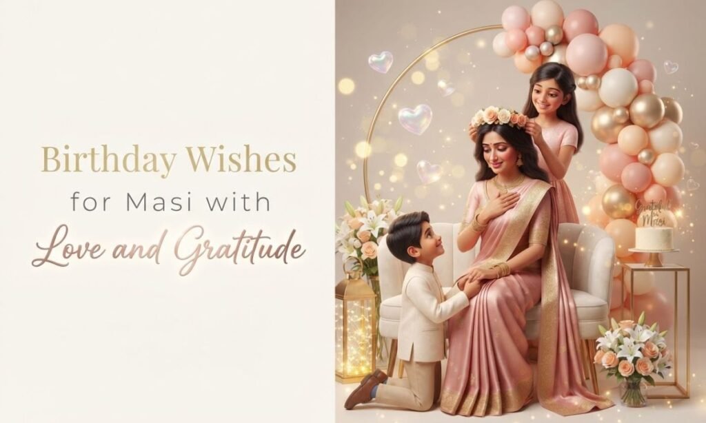 Birthday Wishes for Masi with Love and Gratitude