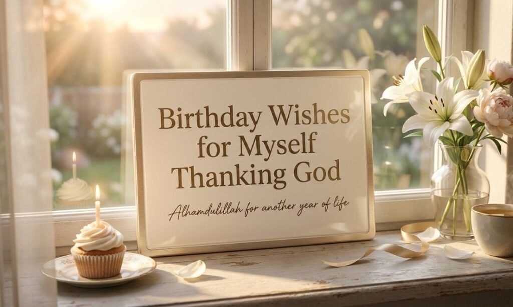 Birthday Wishes for Myself Thanking God