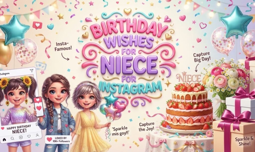 Birthday Wishes for Niece for Instagram