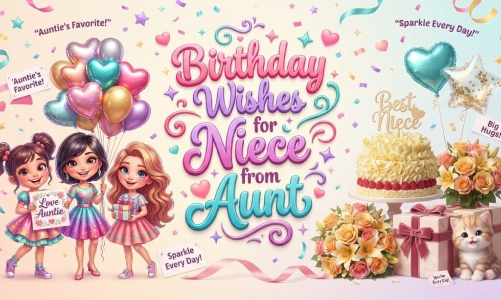 Birthday Wishes for Niece from Aunt